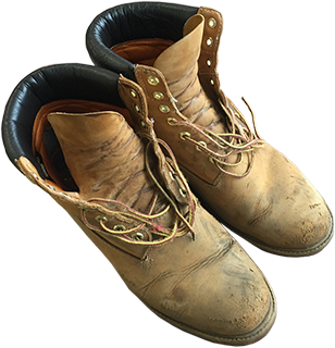 Покраска обуви из кожи в GetBoots ДО