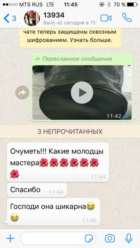 отзыв хозяйки сумки Chloé после реставрации