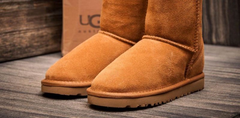 Сложная реставрация UGG из телячьей кожи